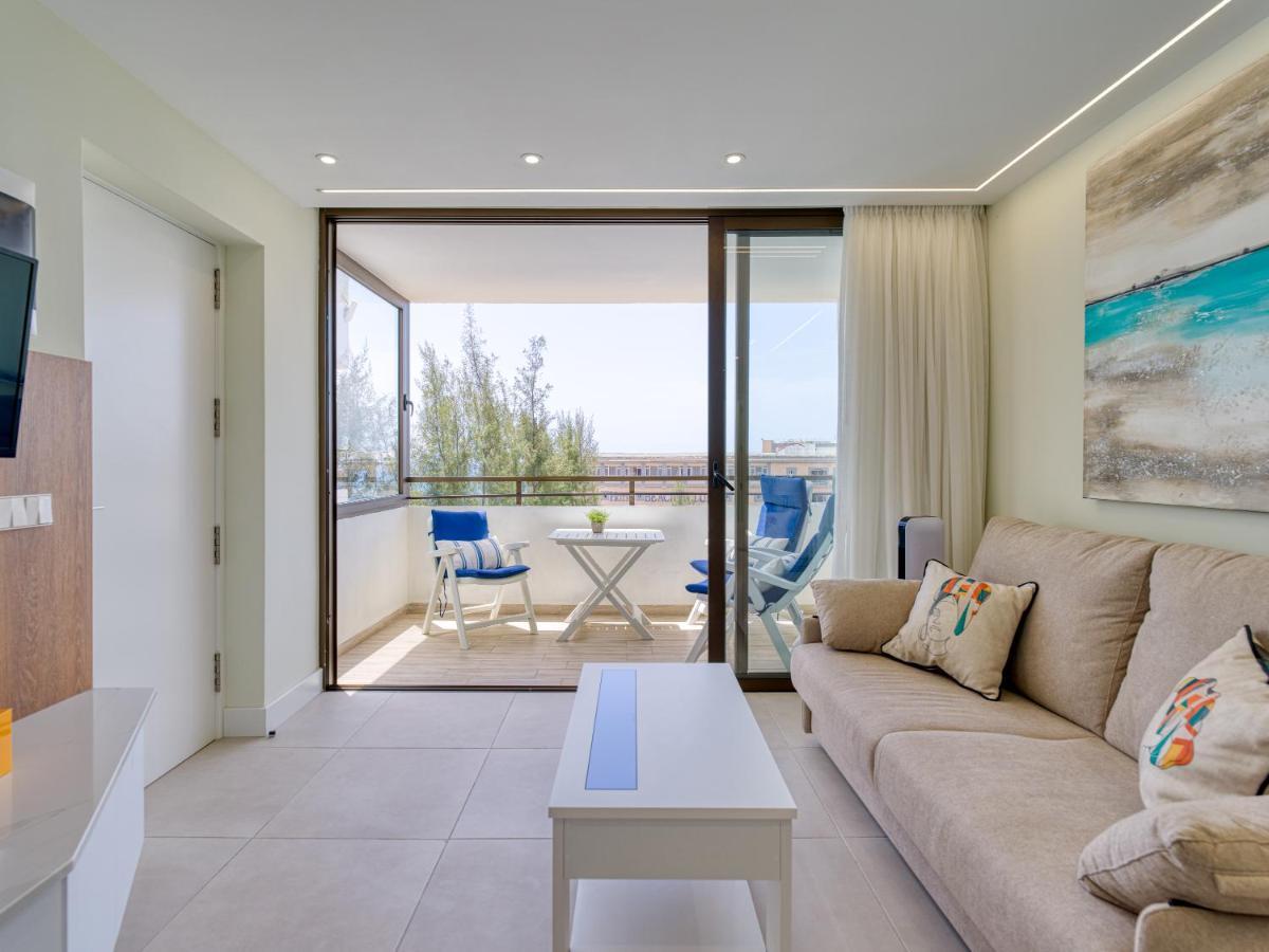 Precioso Apartamento En 1ª Linea De Mar San Agustín Exteriör bild
