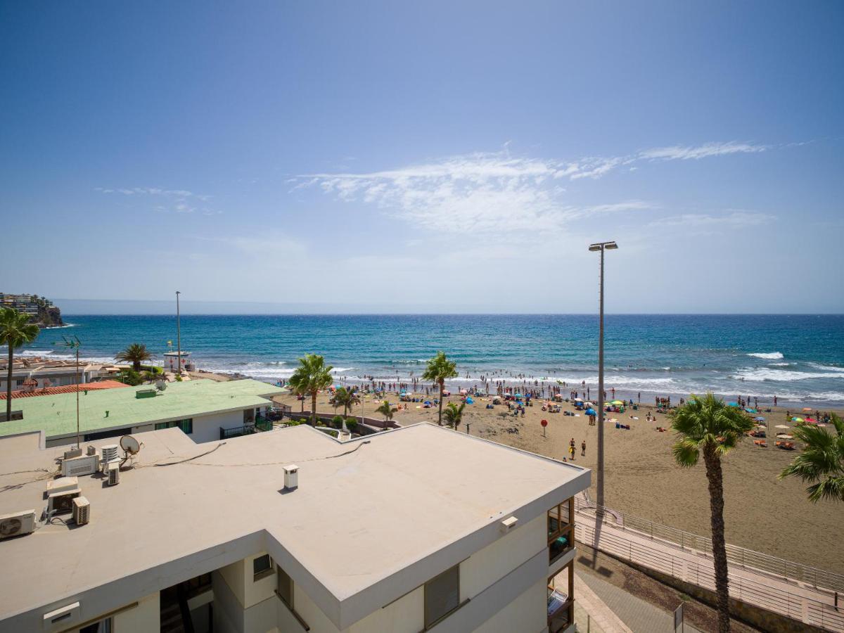 Precioso Apartamento En 1ª Linea De Mar San Agustín Exteriör bild
