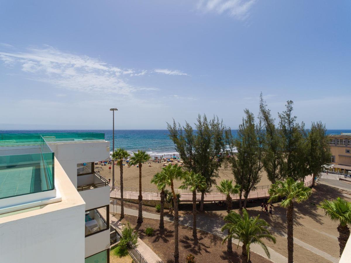 Precioso Apartamento En 1ª Linea De Mar San Agustín Exteriör bild
